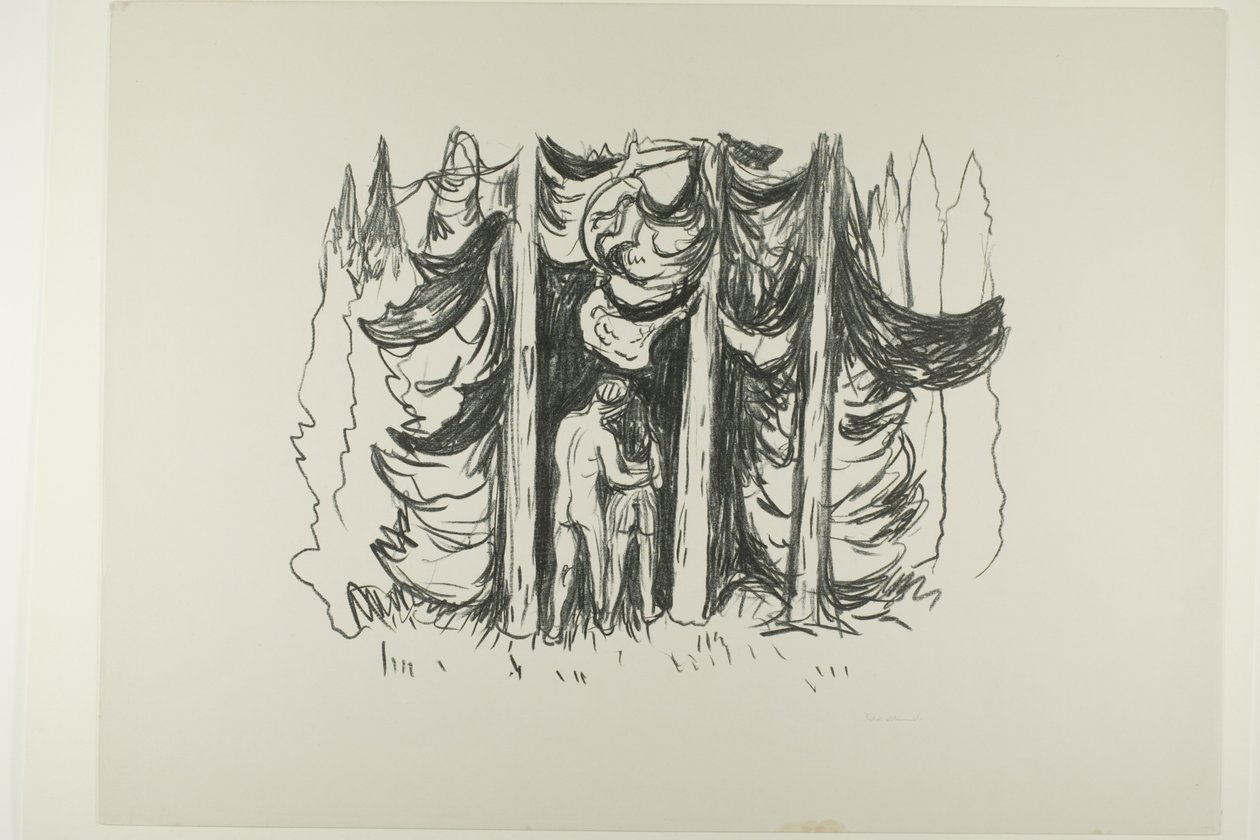 De Wolk door Edvard Munch