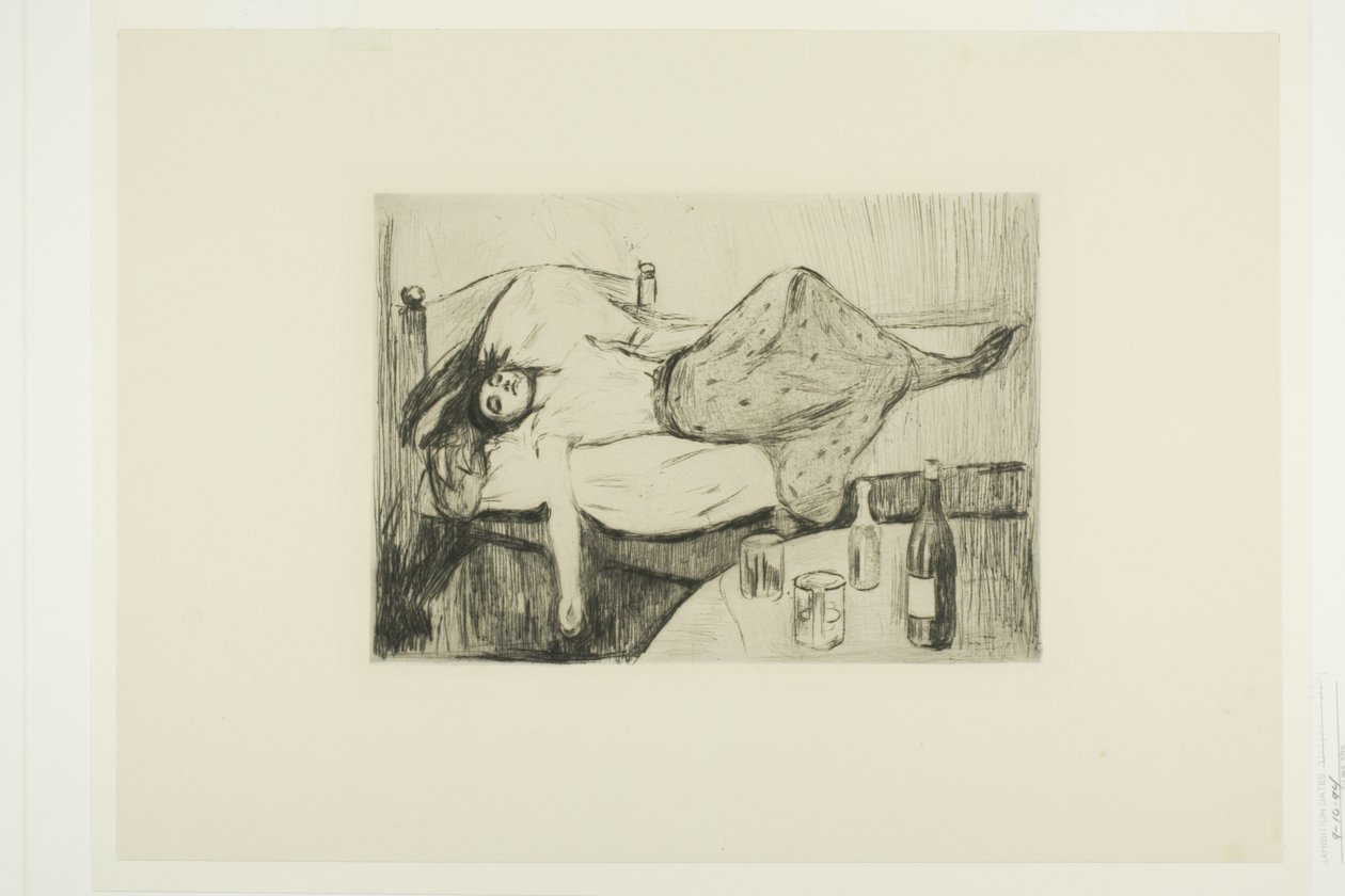 De dag erna door Edvard Munch