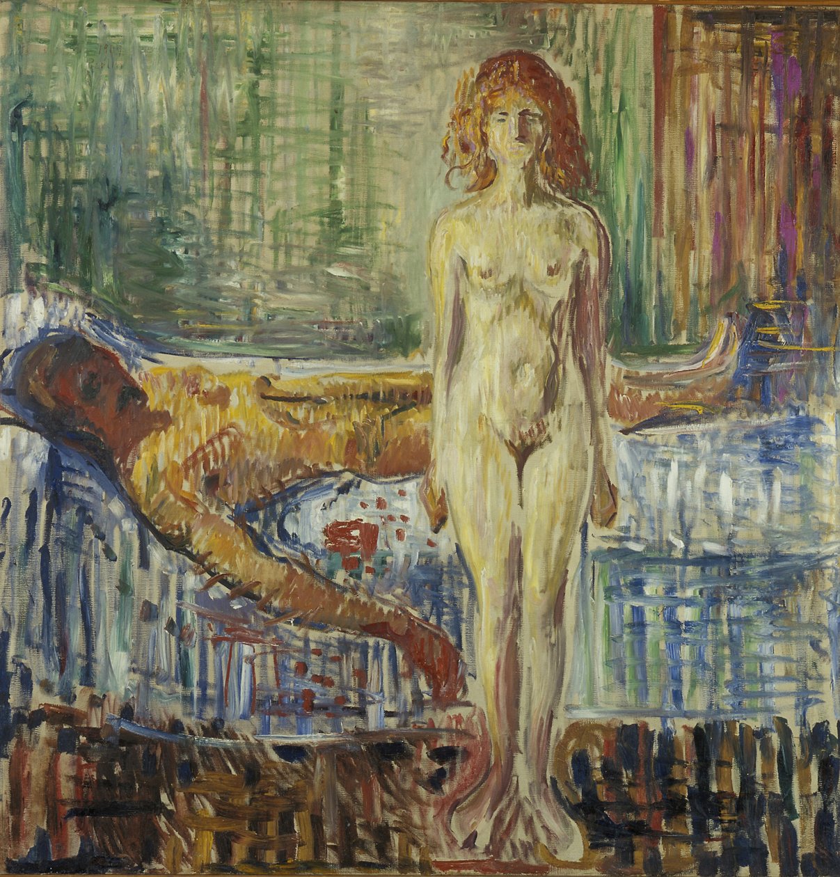 De dood van Marat II door Edvard Munch