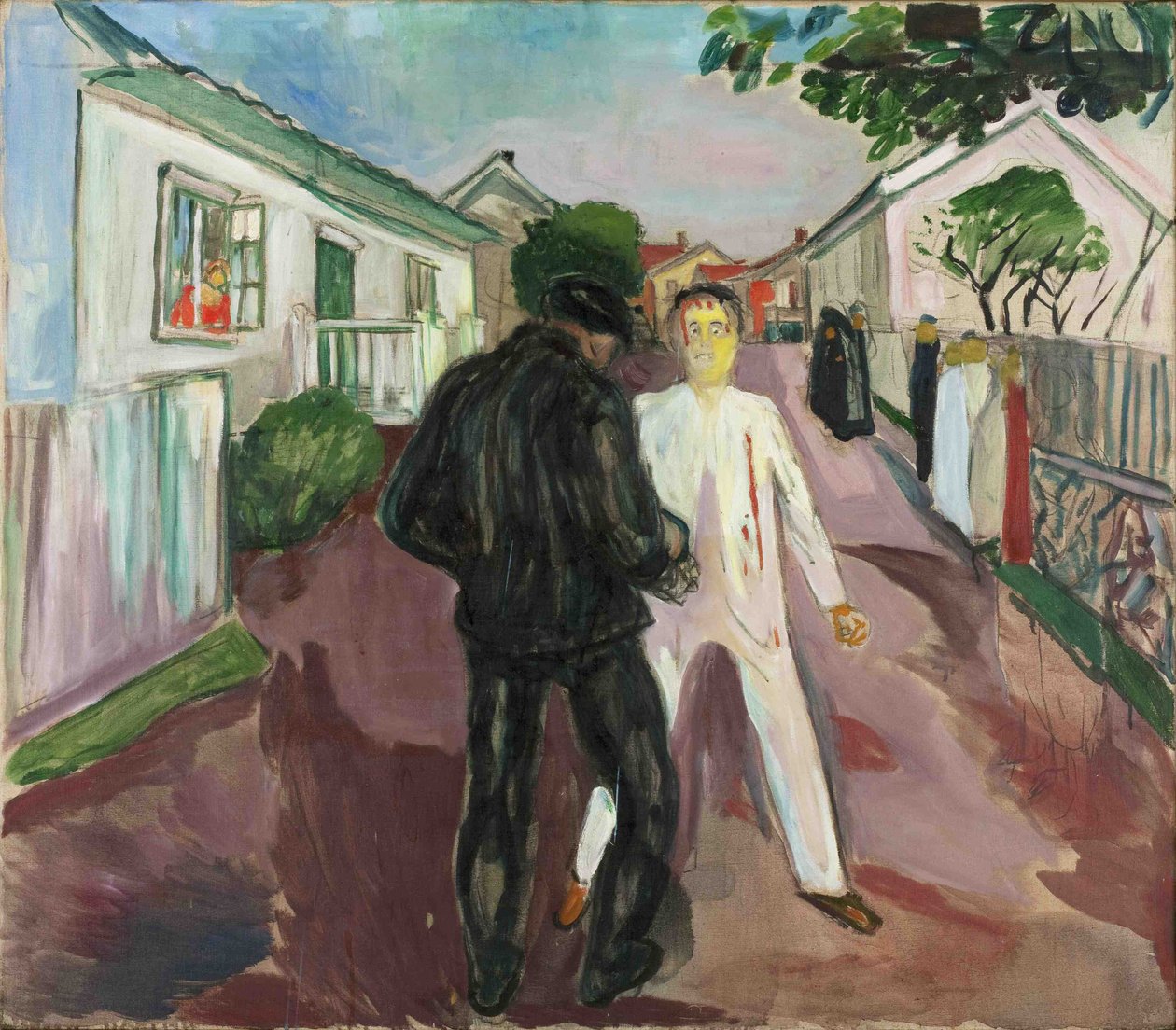 Het Gevecht door Edvard Munch