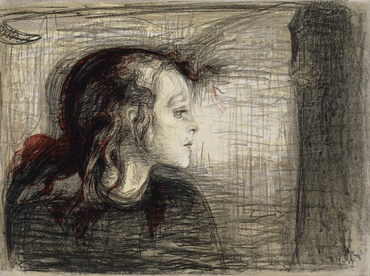 Het Zieke Meisje door Edvard Munch