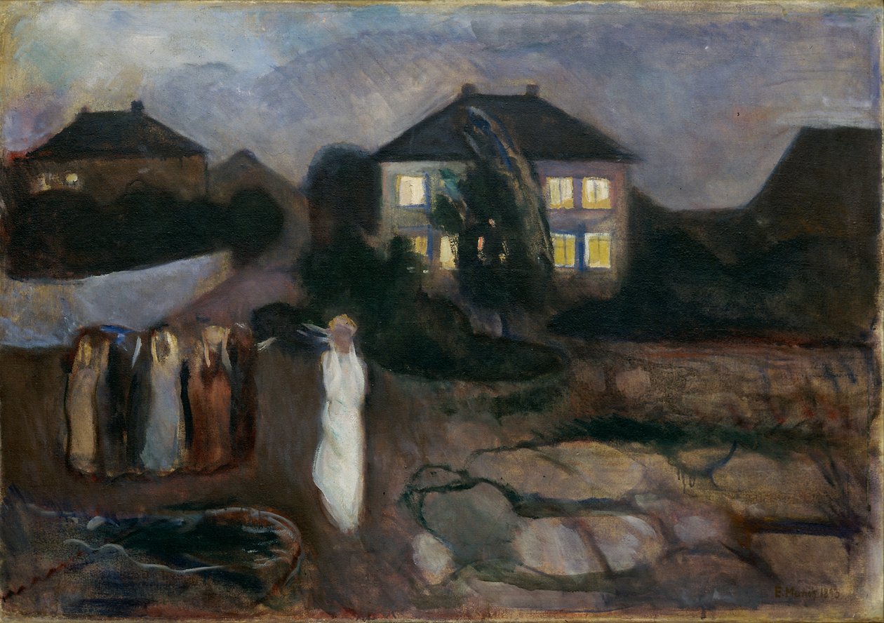 De Storm door Edvard Munch