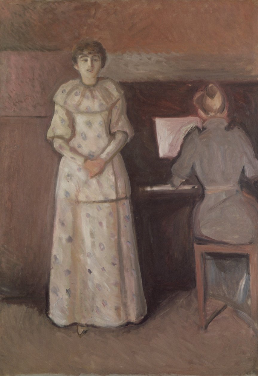 De Twee Zusters, Ragnhild en Dagny Juel. door Edvard Munch