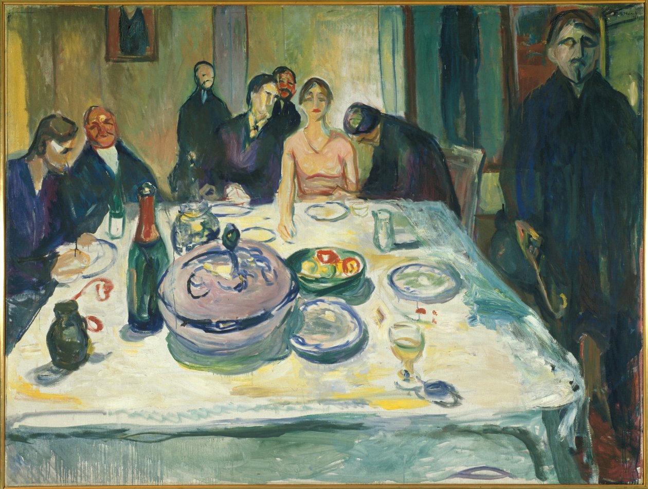 De Bruiloft van de Boheemse, 1925-1926 door Edvard Munch