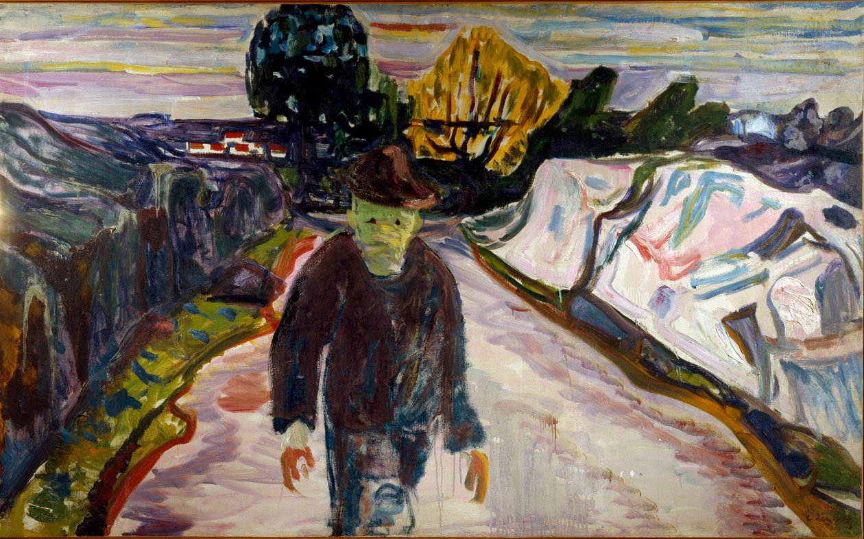 De Moordenaar door Edvard Munch