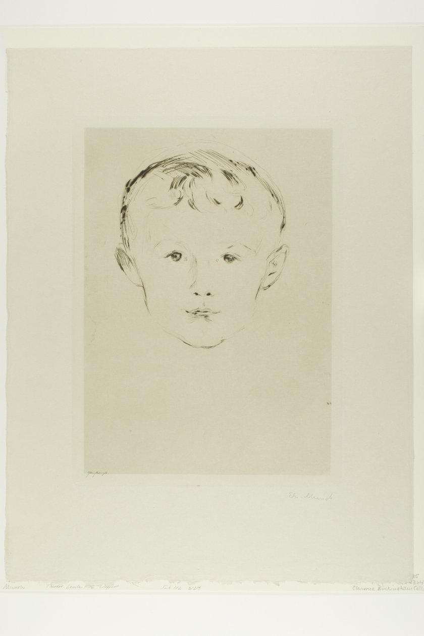 Theodor Linde door Edvard Munch
