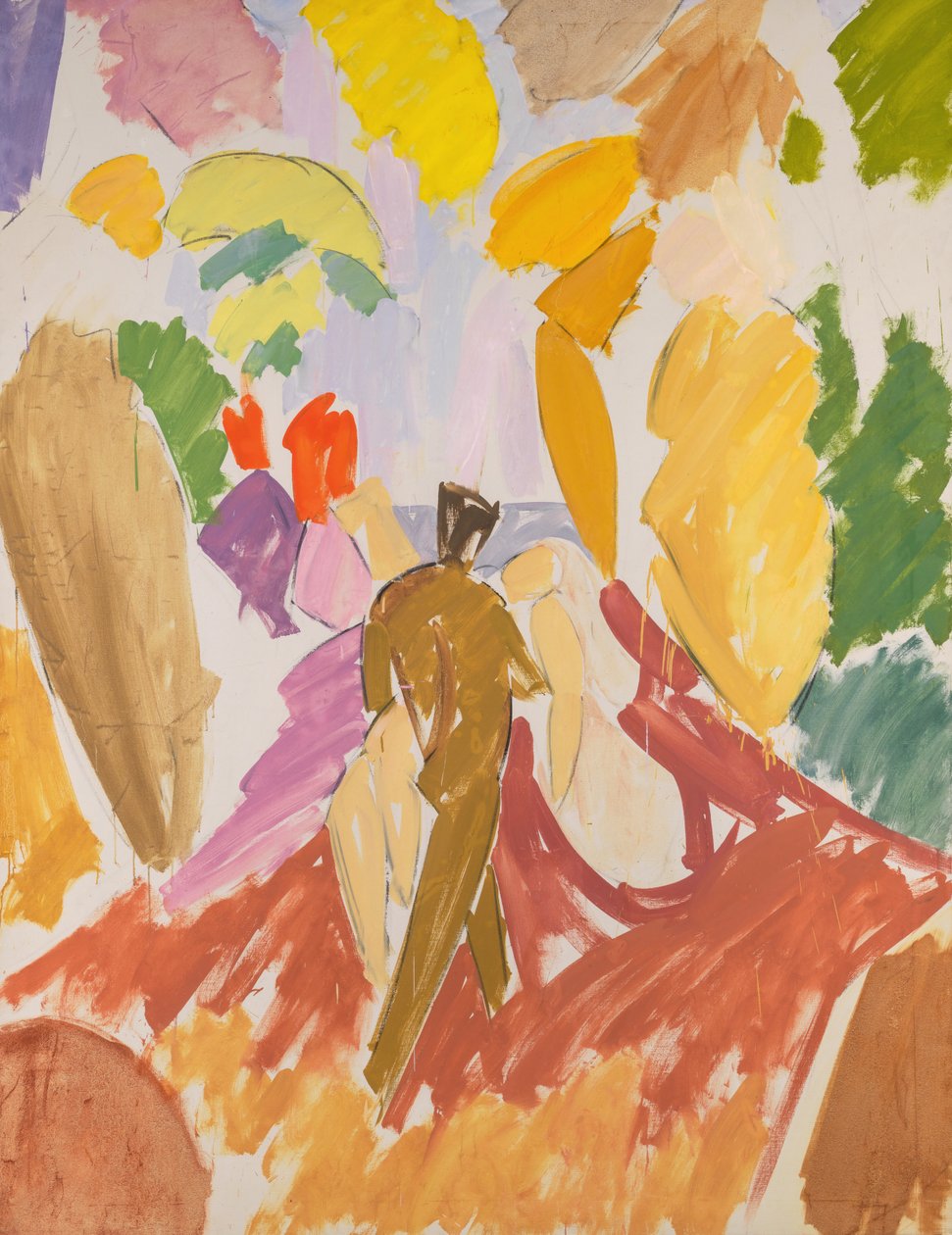 Faun en nimf door Edvard Weie