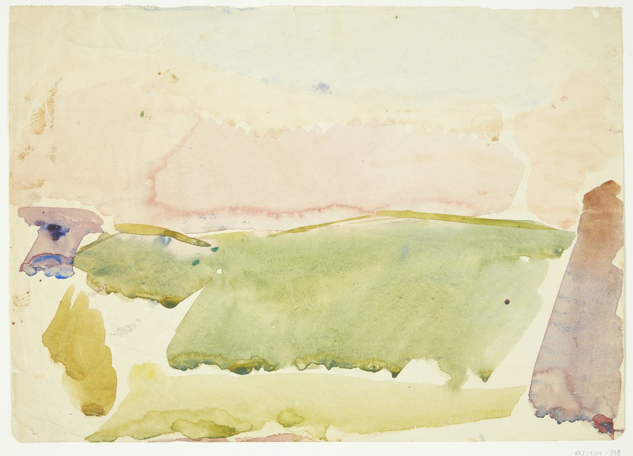 Landschap met velden door Edvard Weie