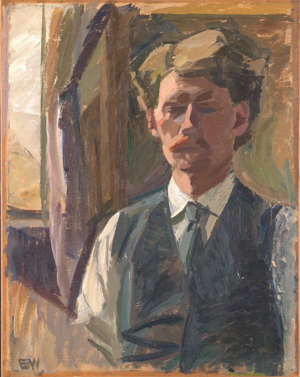 Zelfportret door Edvard Weie