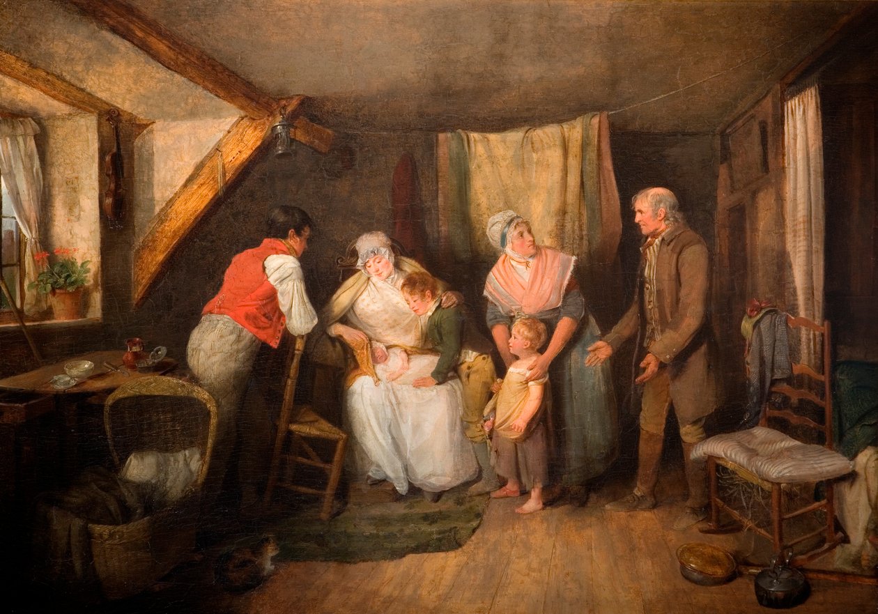 De Geboorte door Edward Bird