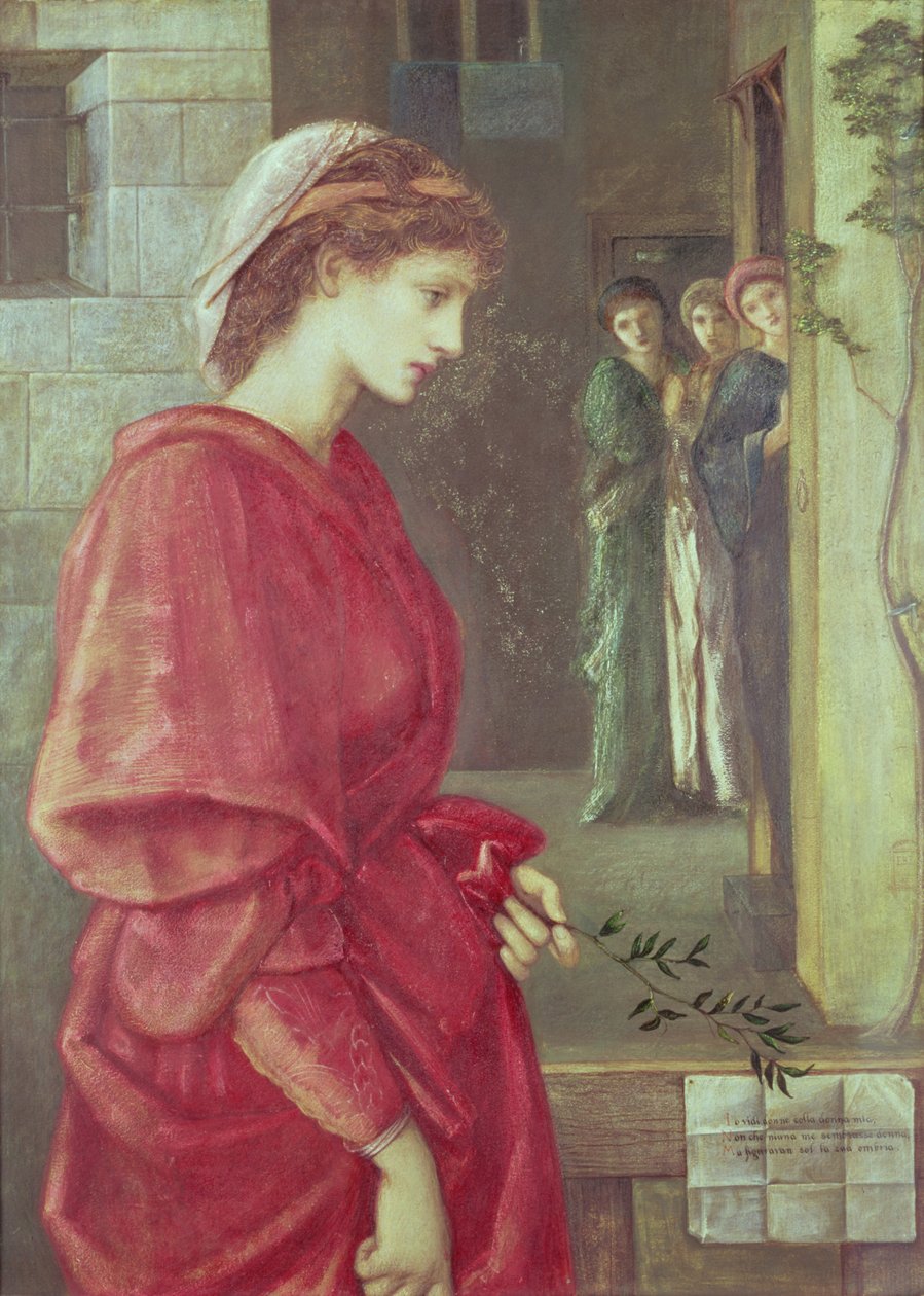 Beatrice, 1870 door Edward Burne Jones