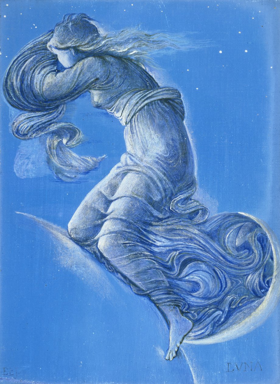 Luna door Edward Burne Jones