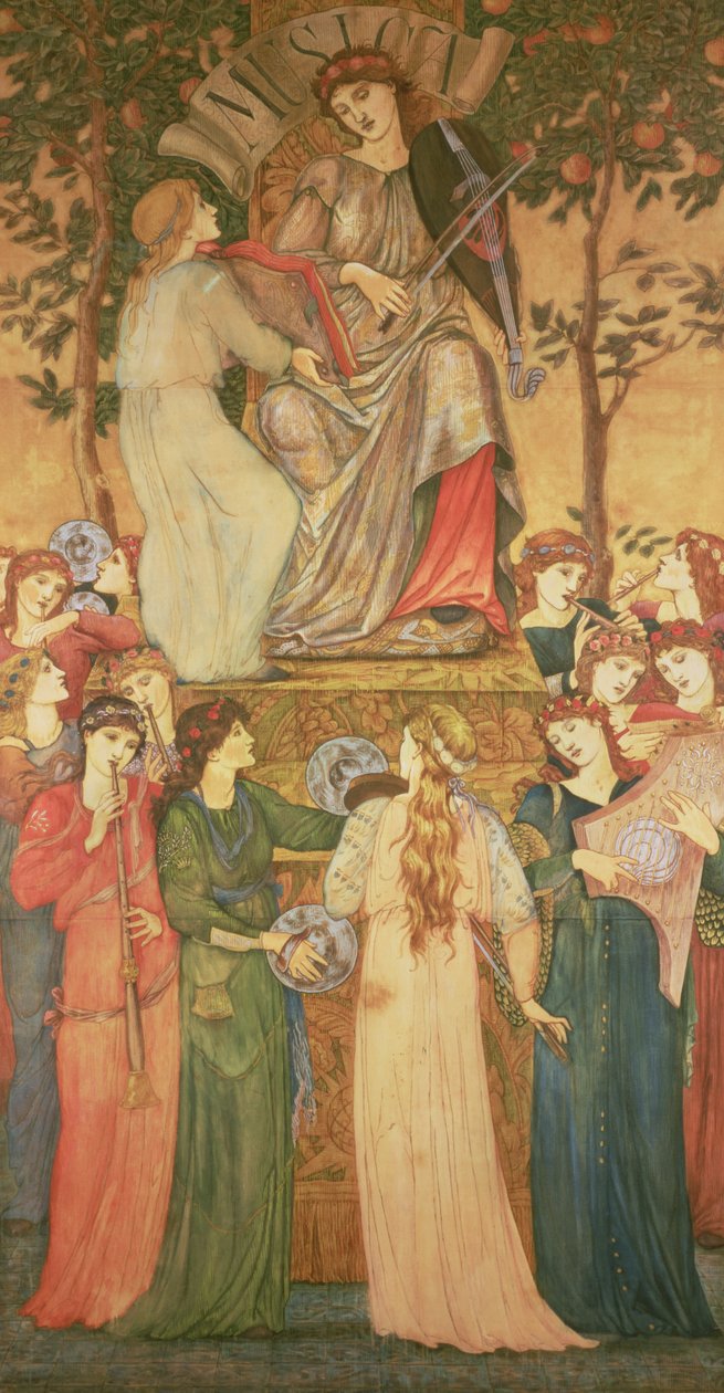 Muziek door Edward Burne Jones