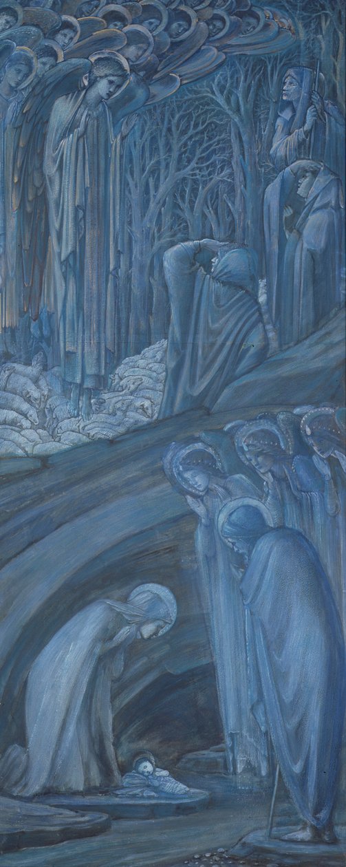 Geboorte, 1887 door Edward Burne Jones