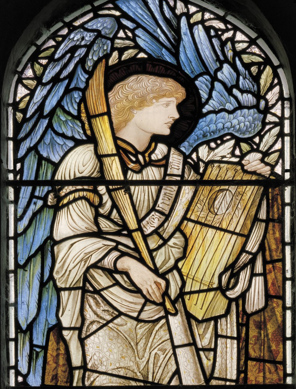 Engel Muzikant door Edward Burne Jones