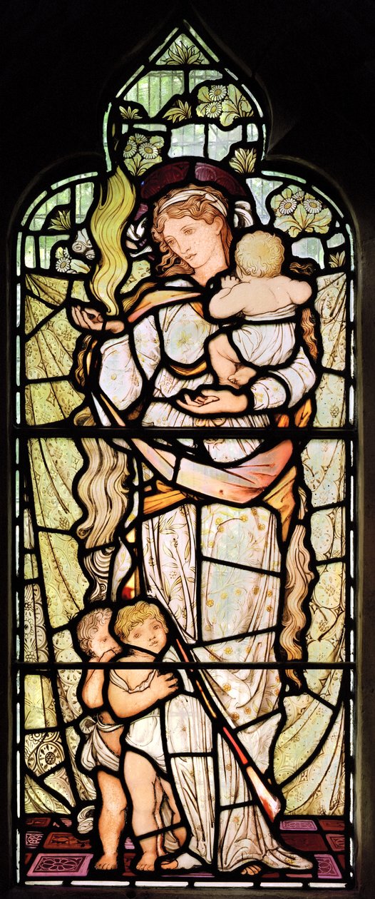 Liefdadigheid door Edward Burne Jones