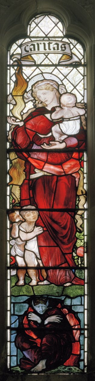 Liefdadigheid door Edward Burne Jones