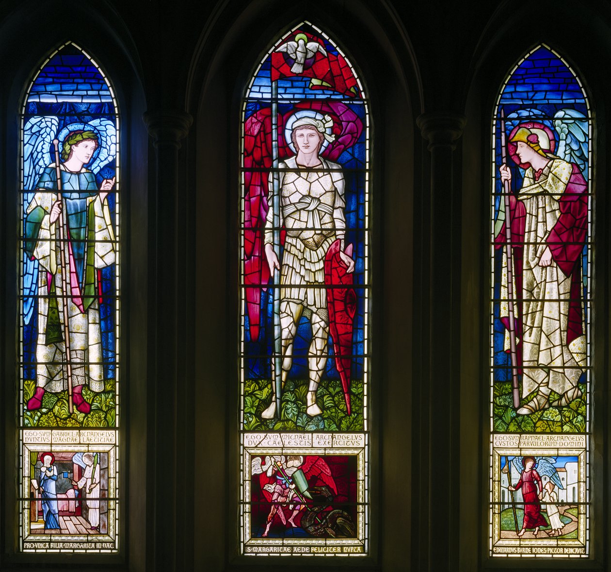 Rottingdean, St Margaret, Oostraam, St Michael enz. door Edward Burne Jones