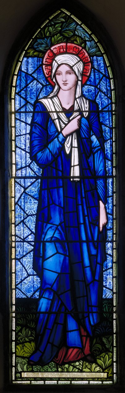 Rottingdean, St Margaret, De Maagd Maria door Edward Burne Jones