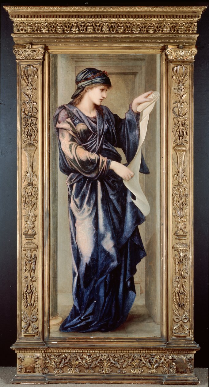 De Cumaeaanse Sibylle, 1877 door Edward Burne Jones