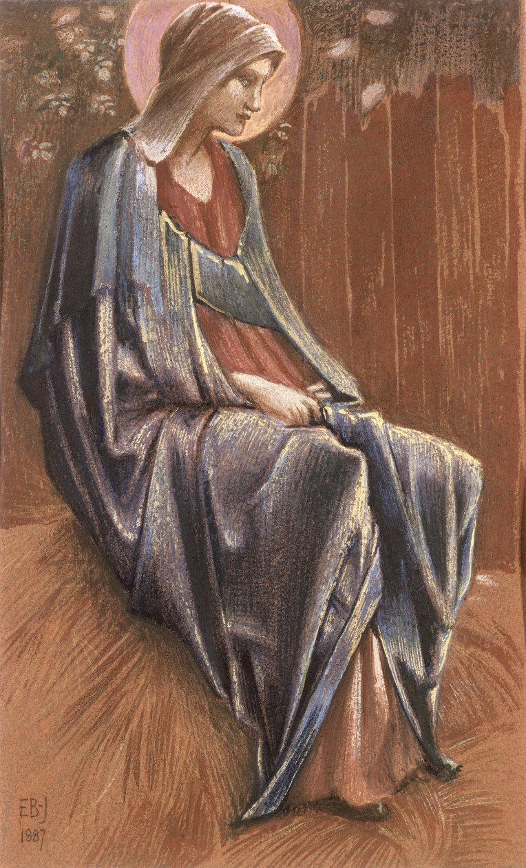 De Maagd, 1887 door Edward Burne Jones