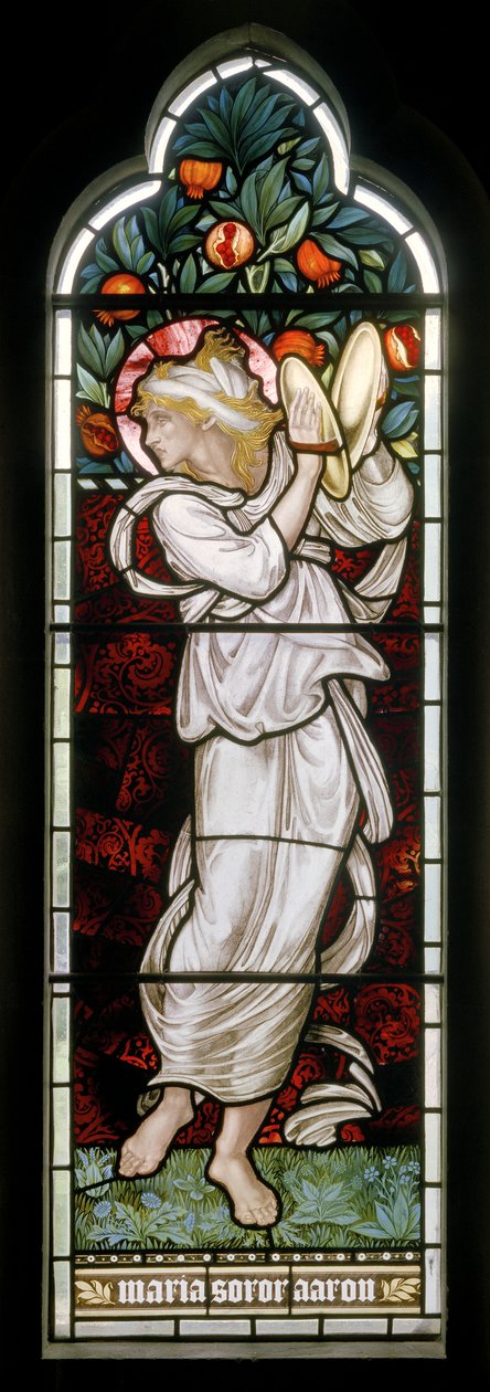 Waterford, Sint Michael en Alle Engelen, Morris & Co., Edward Burne-Jones, Miriam door Edward Burne Jones