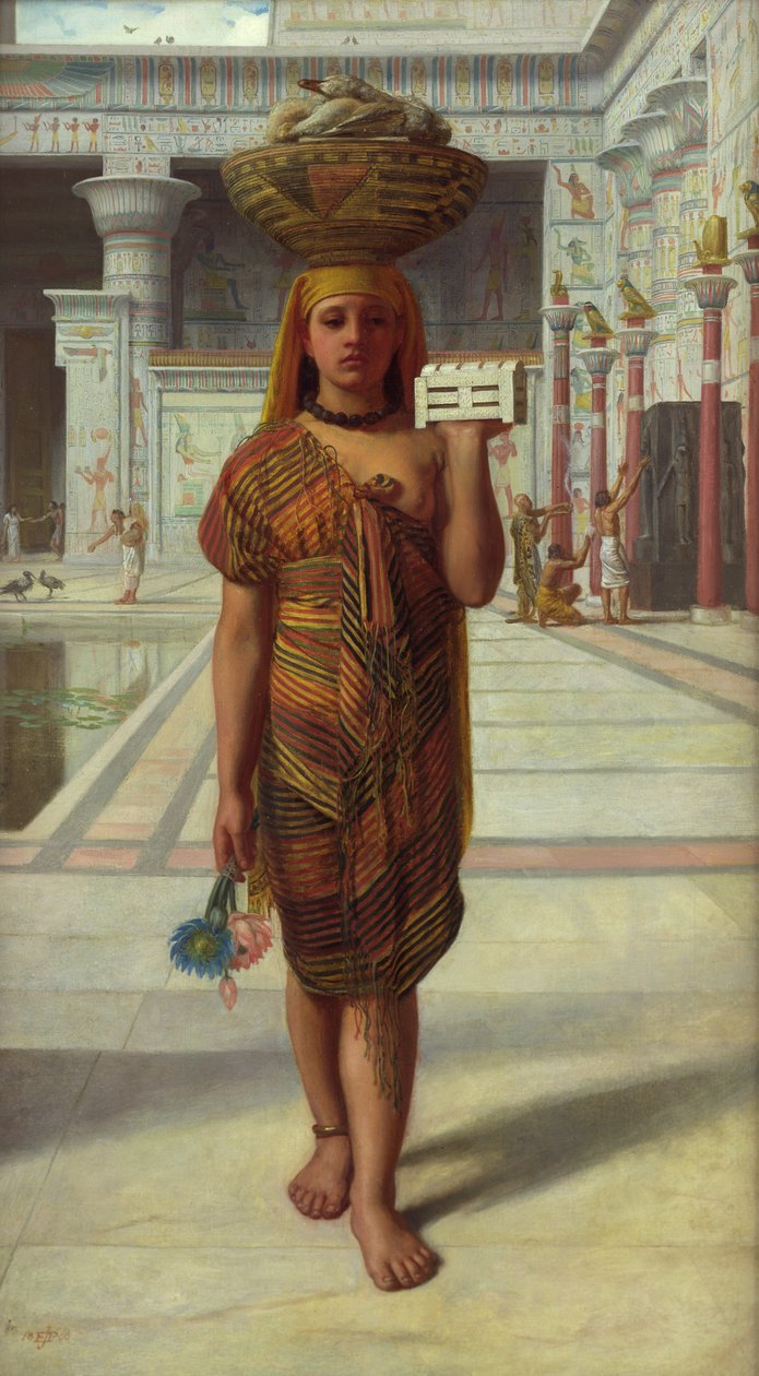 Offer aan Isis, 1866 door Edward John Poynter