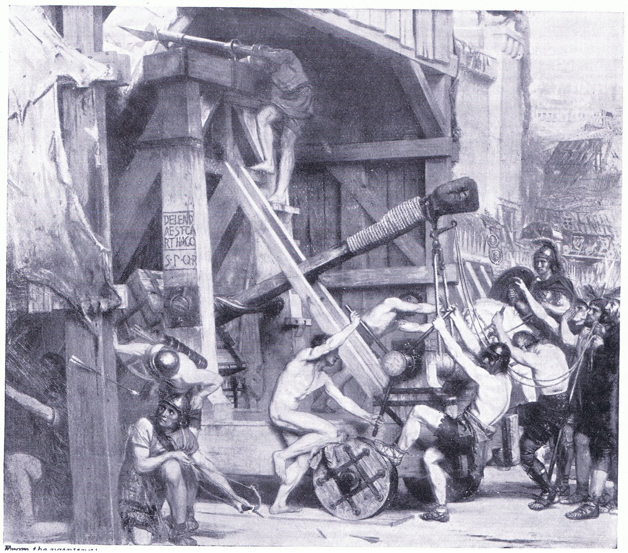 Het beleg van Carthago door Edward John Poynter