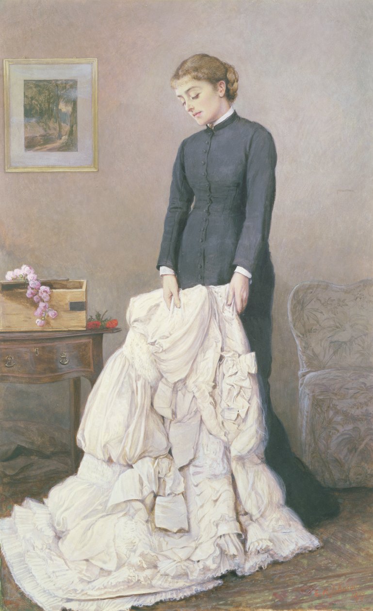 Een Jonge Weduwe door Edward Killingworth Johnson