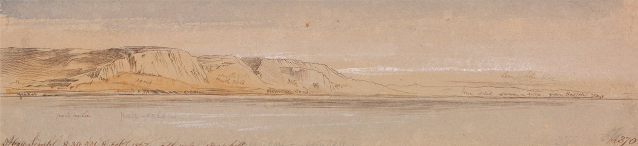 Abu Simbel door Edward Lear