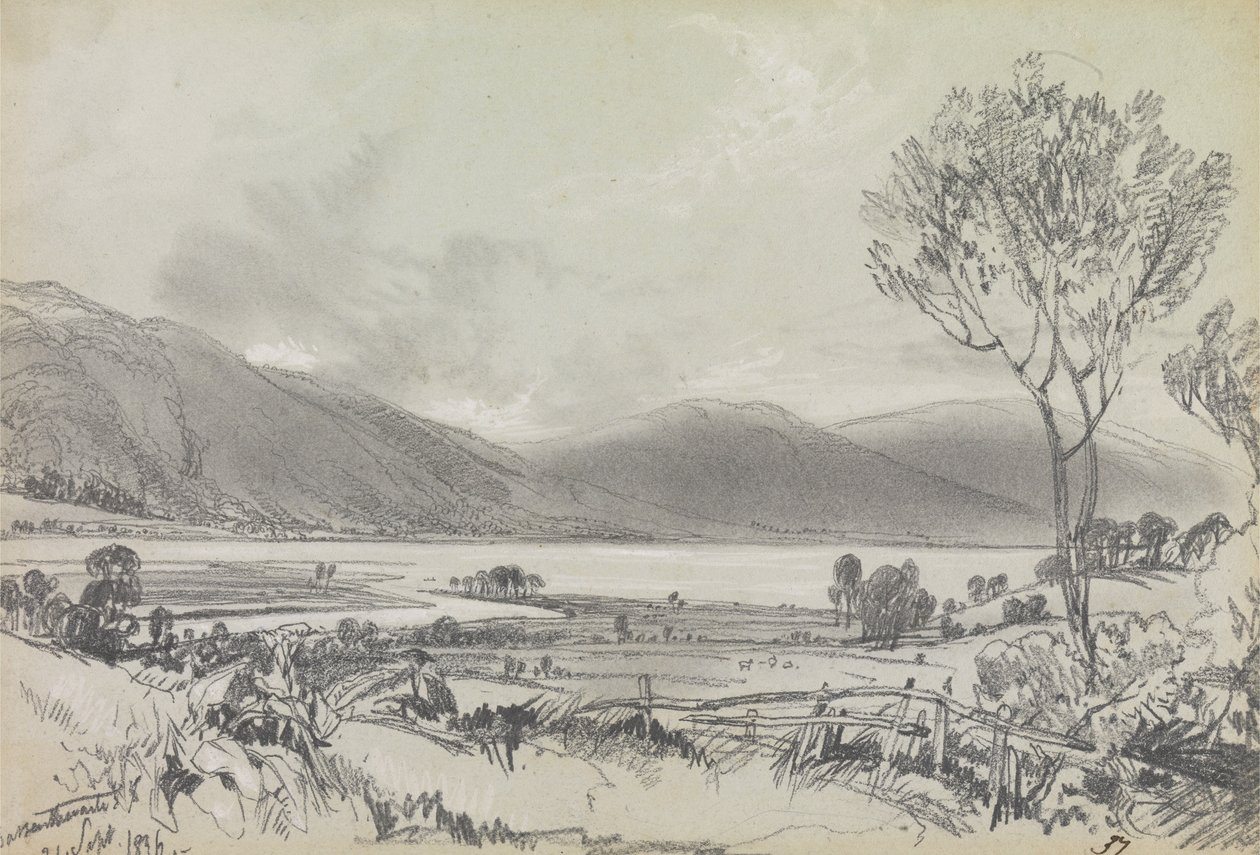 Bassenthwaite door Edward Lear