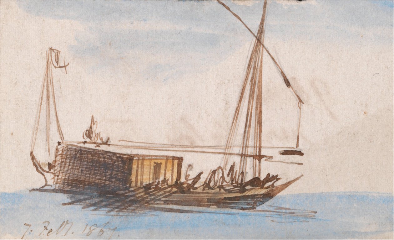Boot op de Nijl door Edward Lear