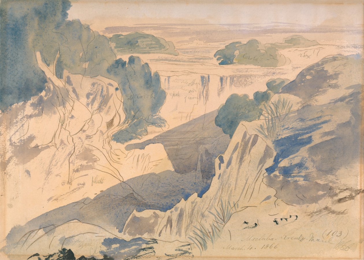 Mqabba, Qrendi door Edward Lear