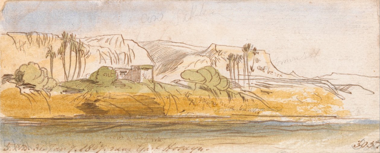 Nabij Garf Hosayn door Edward Lear
