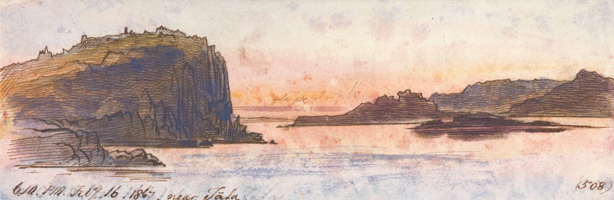 Bij Tafa, 18-10 uur, 16 februari 1867 door Edward Lear