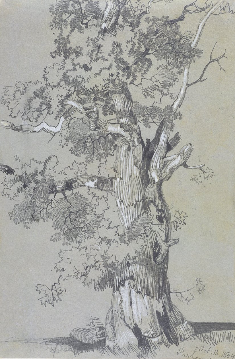 Parham, 13 oktober 1834 door Edward Lear