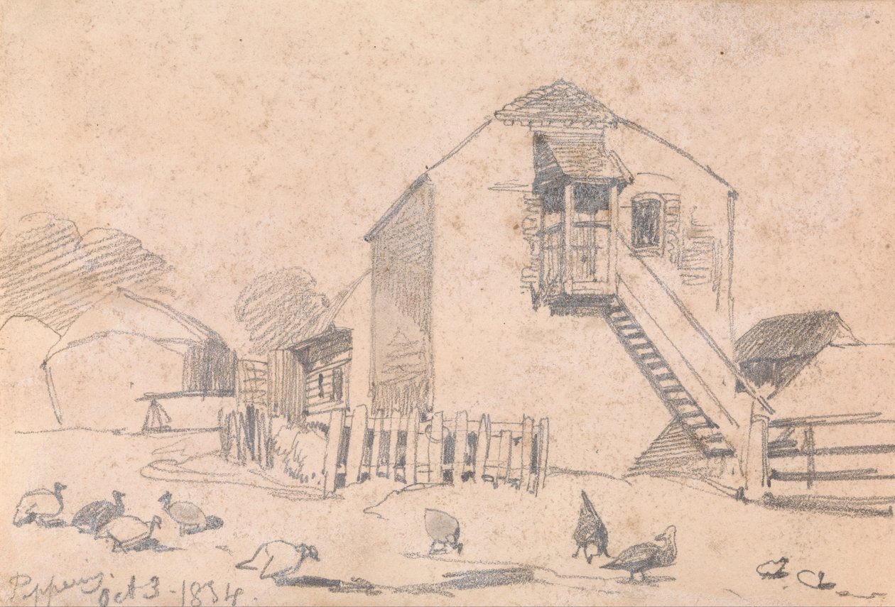 Peppering, 3 oktober 1834 door Edward Lear