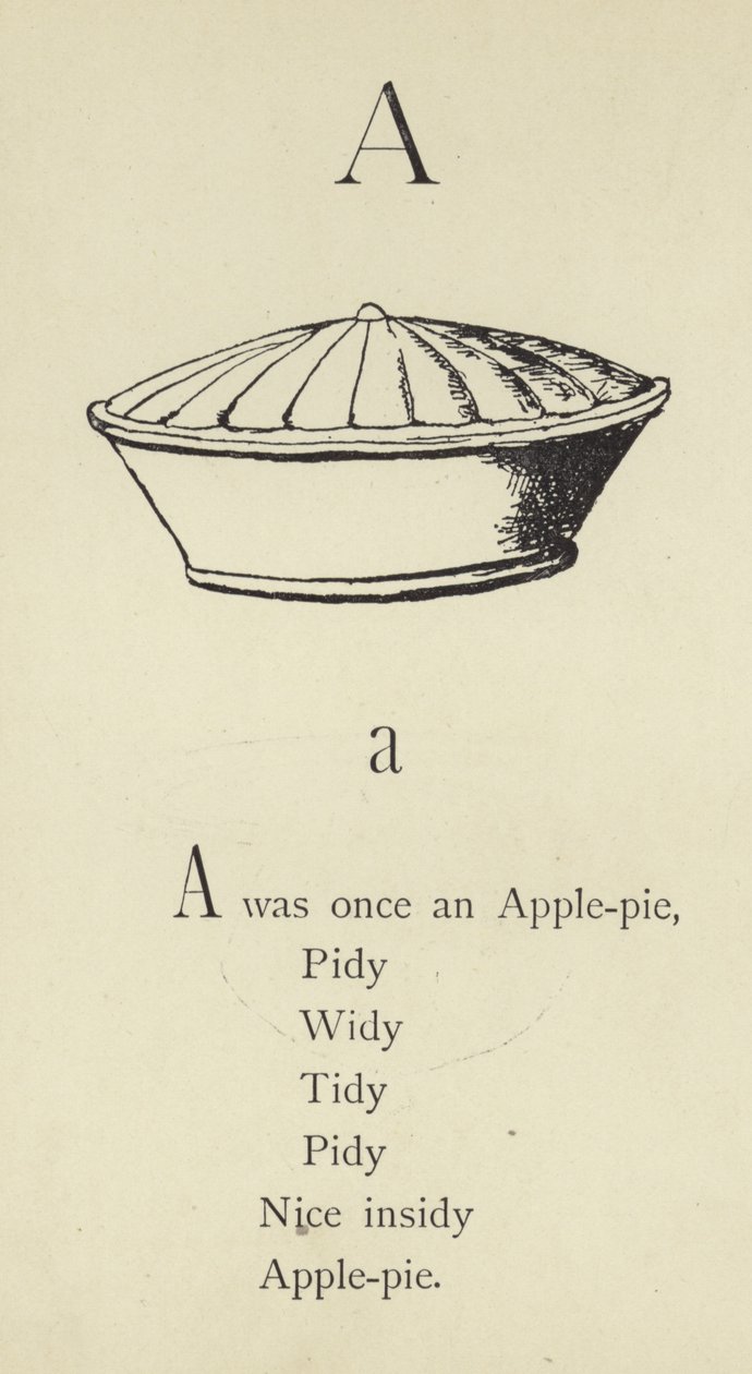 De letter A door Edward Lear