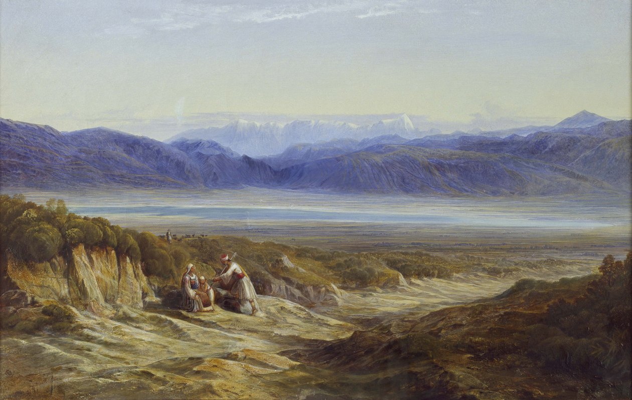 Thermopylae, 1872 door Edward Lear
