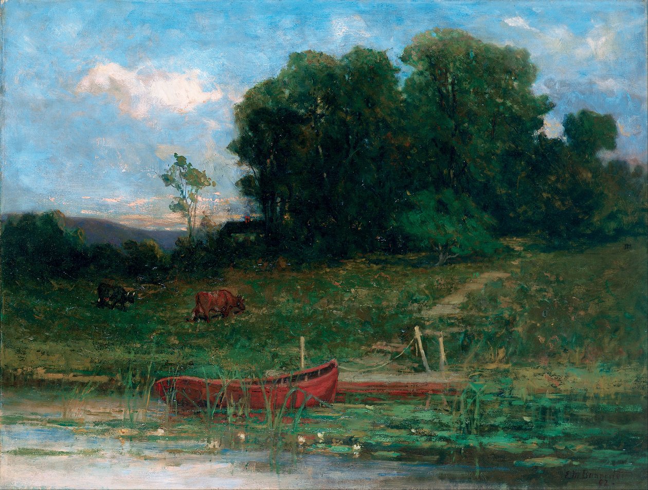 De Boerderij Landing door Edward Mitchell Bannister