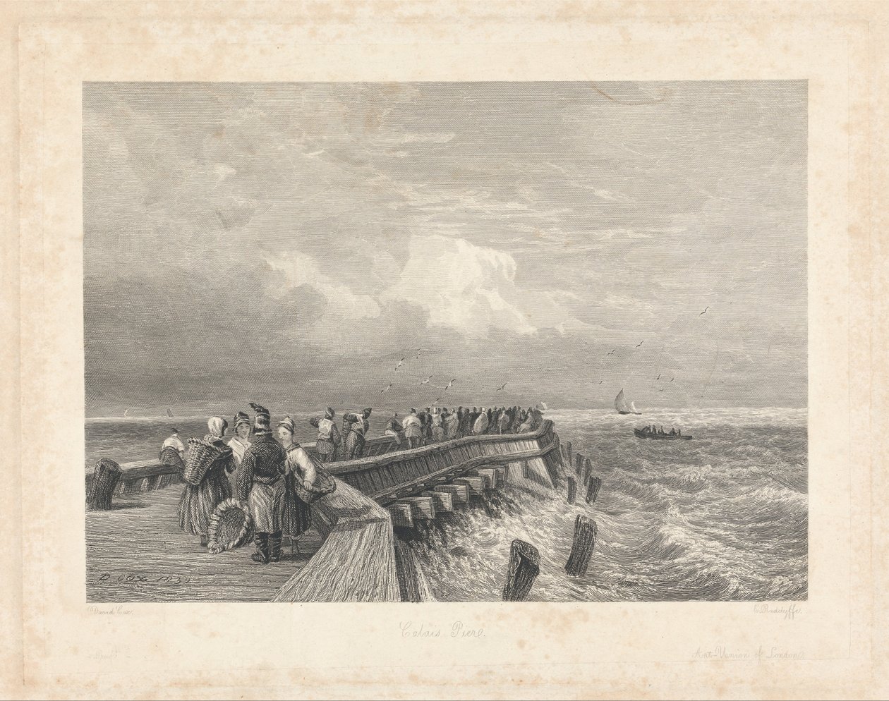 Calais Pier door Edward Radclyffe