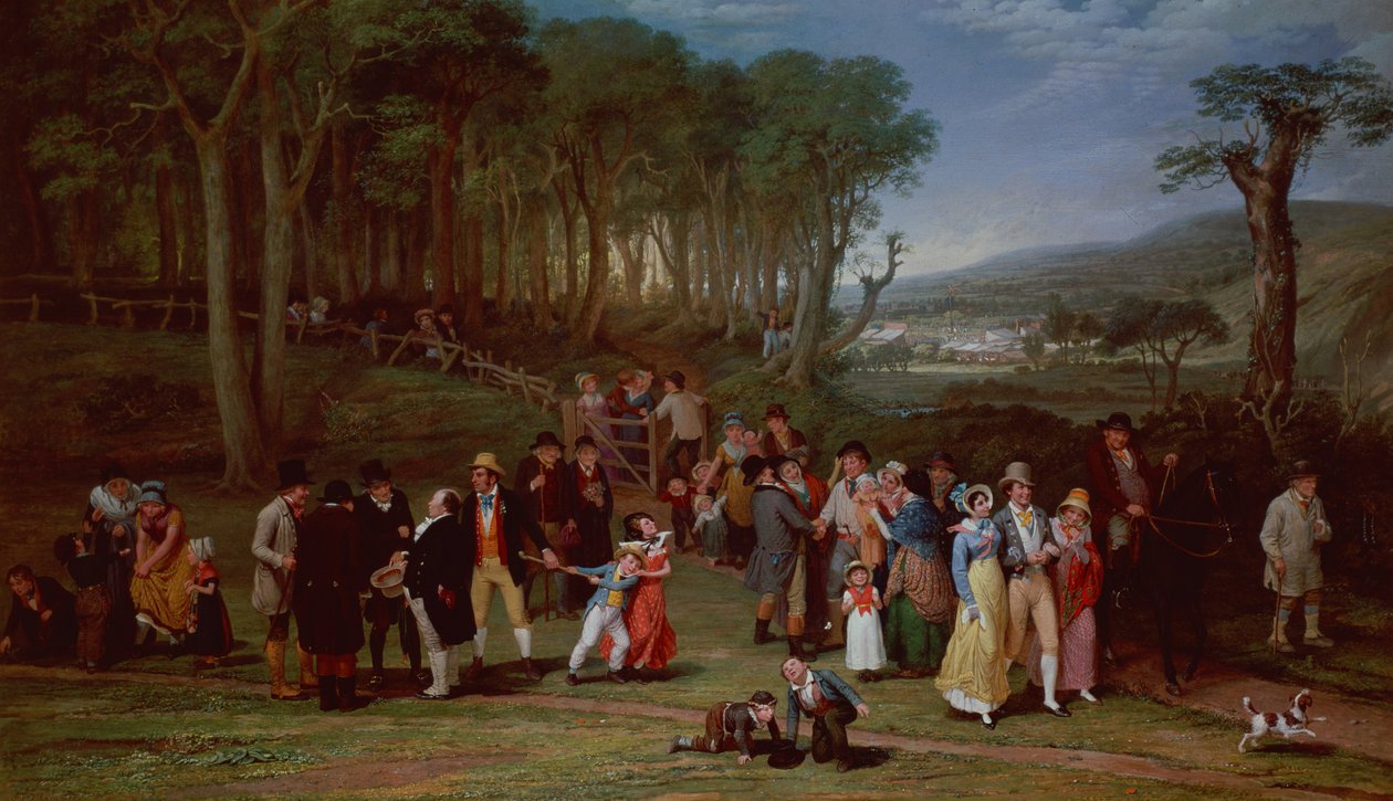 Naar de Kermis door Edward Villiers Rippingille