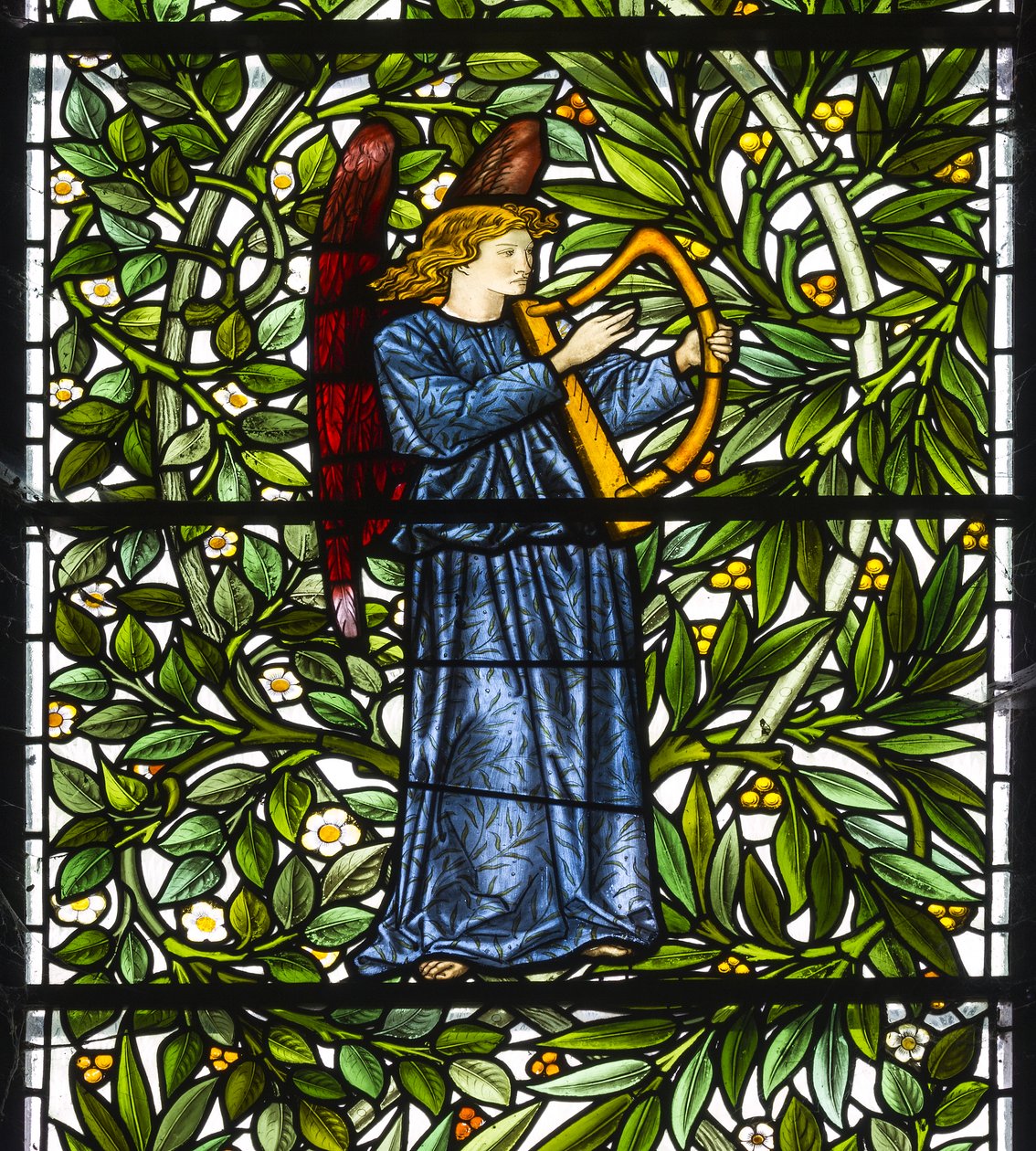 Engel Muzikant door Edward and Morris Burne Jones