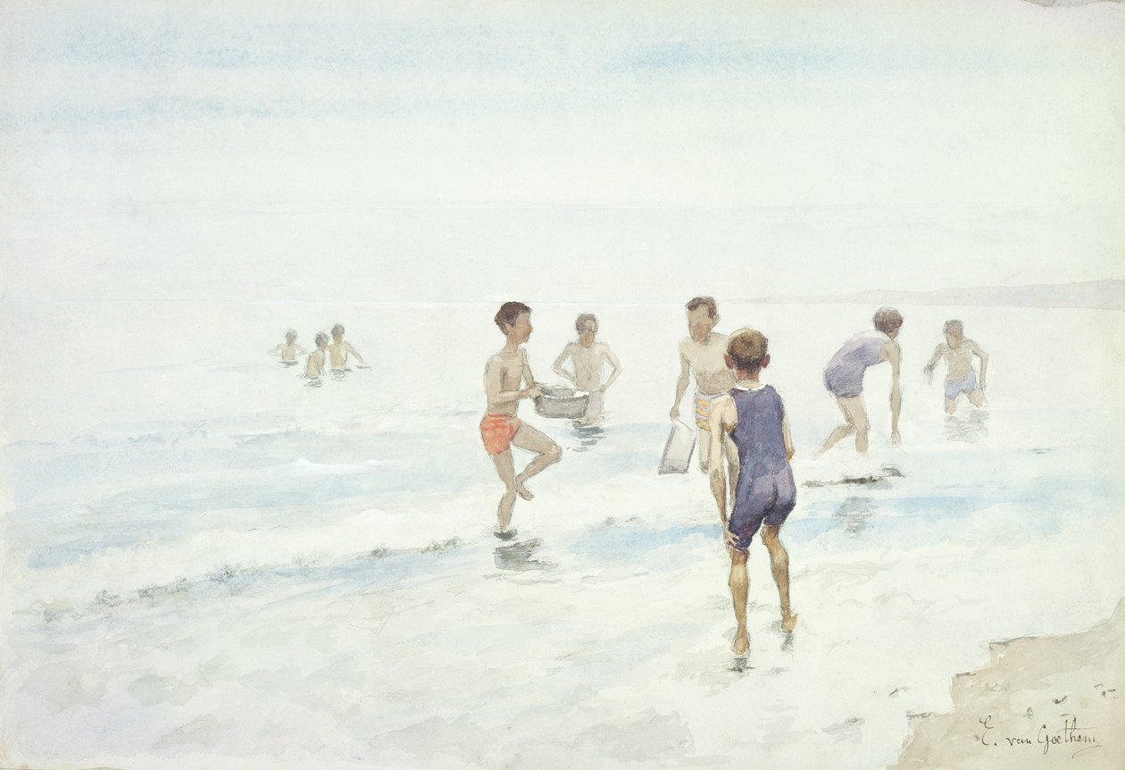 De baders door Edward van Goethem