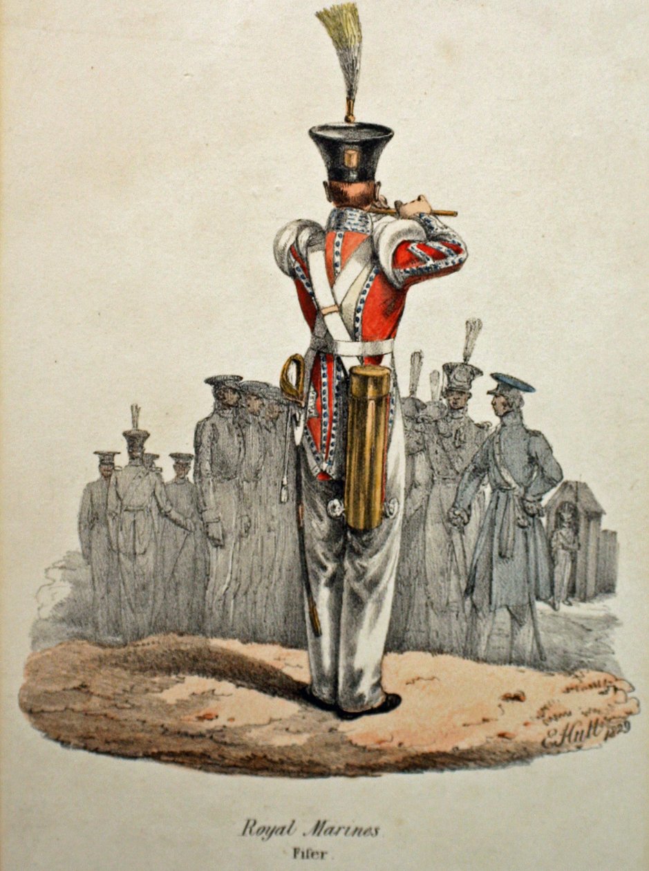 Royal Marines Fifer, c.1829 door Edward (after) Hull