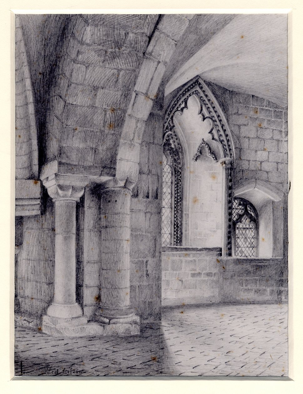 Kathedraal van Gloucester door Edward Adrian Wilson