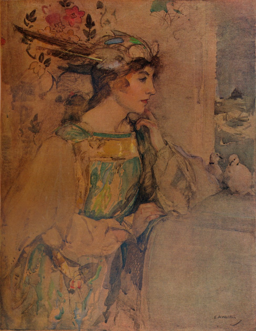 Eagerheart, ca. 1900 door Edward Arthur Walton