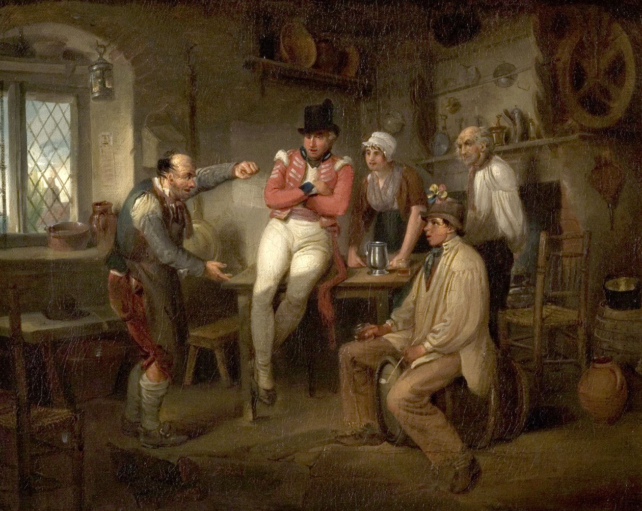 De rekruut, 1806 door Edward Bird