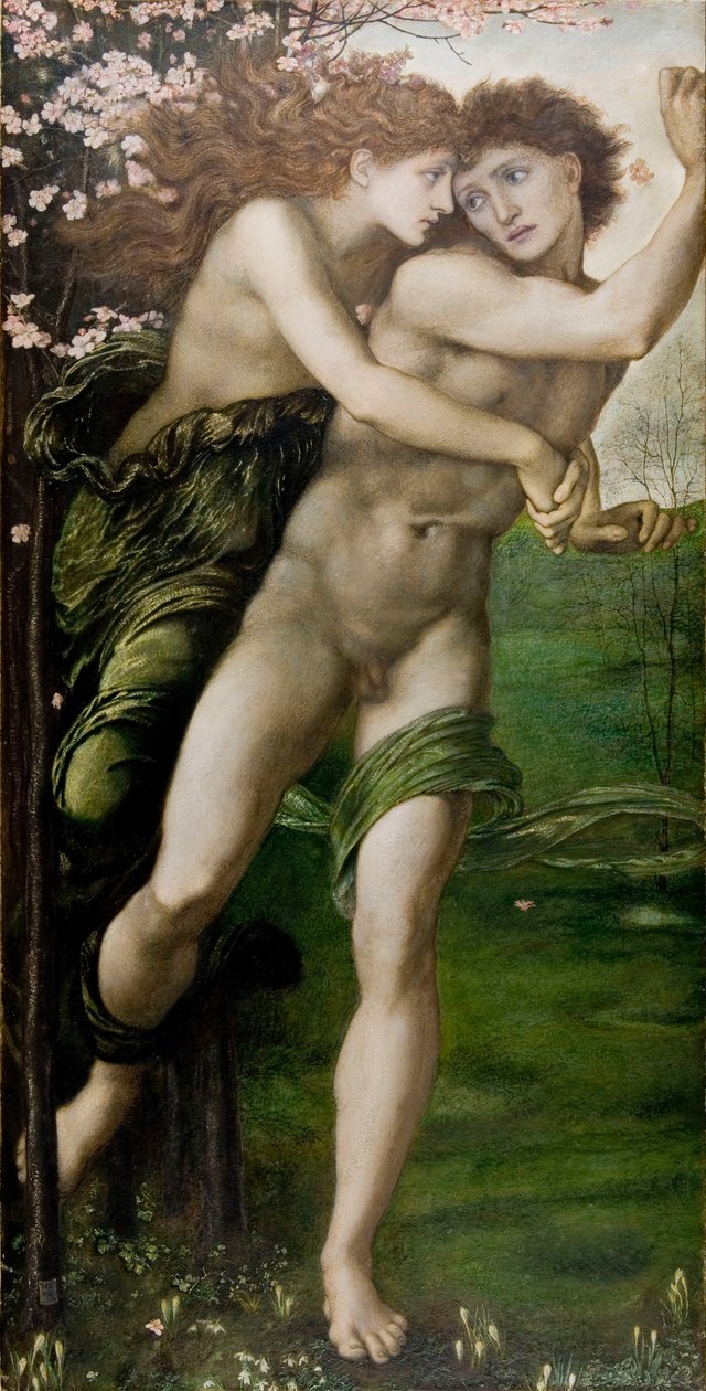 Phyllis en Demophoon door Edward Burne Jones