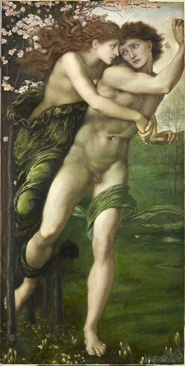 Phyllis en Demophoön, 1870 door Edward Burne Jones